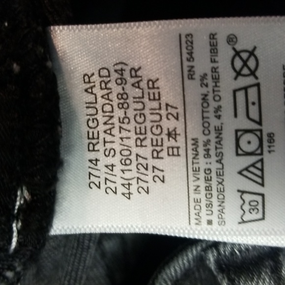 Gap Classic Straight High Rise Black Denim - Picture 7 of 8